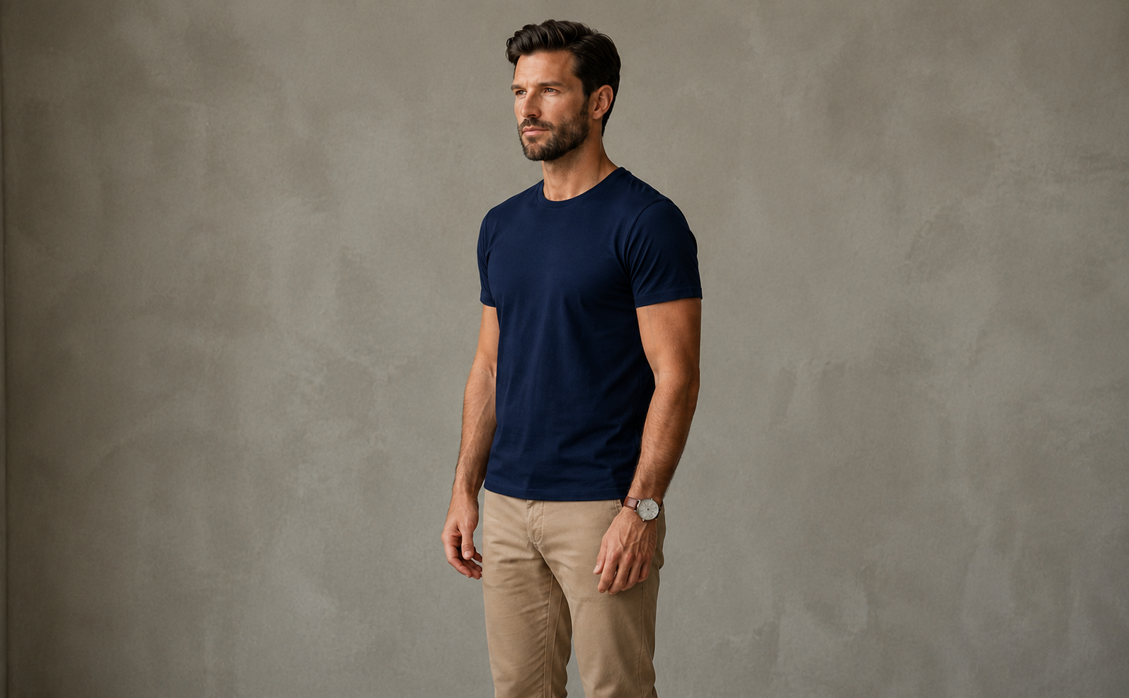 Camiseta Azul-Marinho