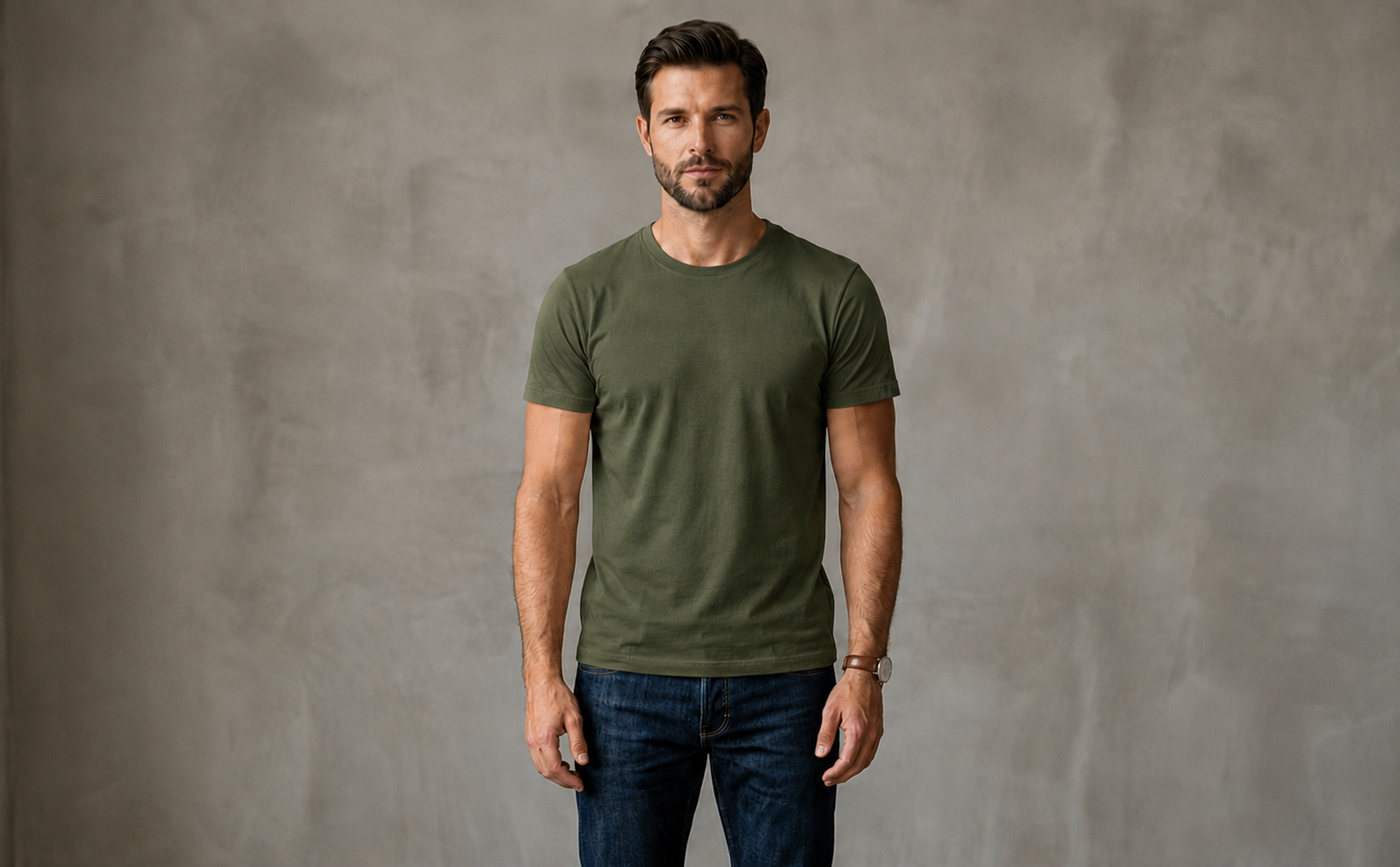 Camiseta Verde-Oliva