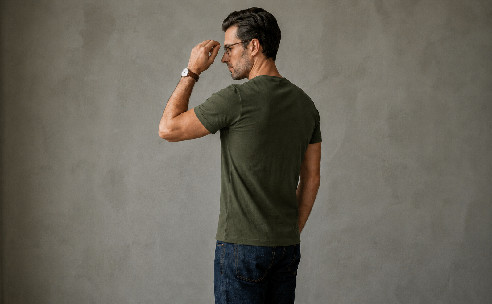 Camiseta Verde-Oliva